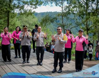Kapolda Sumut Tinjau Pengamanan Arus Balik dan Objek Wisata Kaldera Toba Pasca Lebaran